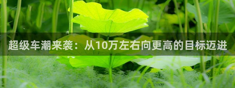 摩根说娱乐：超级车潮来袭：从10万左右向