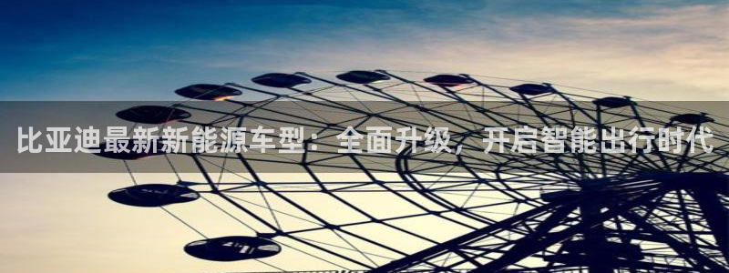 摩根合约娱乐宝：比亚迪最新新能源车型：全