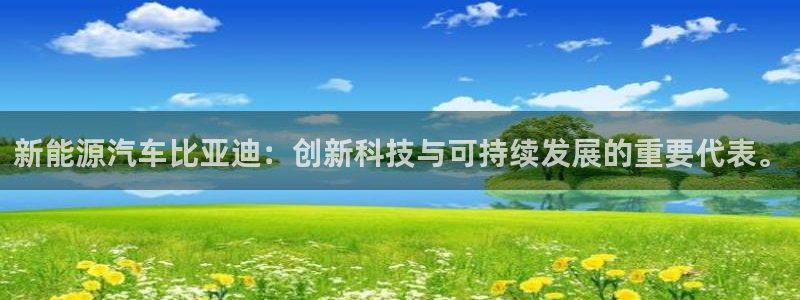 摩根娱乐宝 知道吗:新能源汽车比亚迪:创新科技与可持续发展的