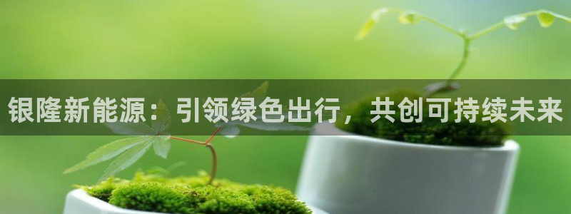 摩根娱乐宝诈骗:银隆新能源:引领绿色出行,共创可持续未来